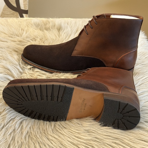 Men’s high top genuine leather/Suede boots - Picture 3 of 3